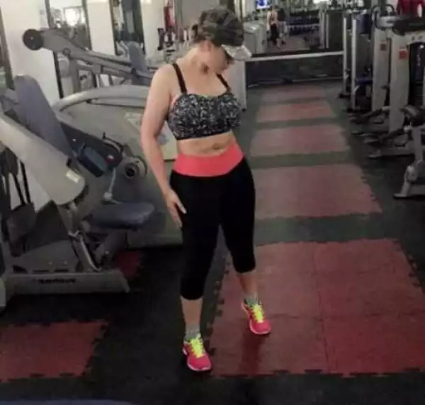 Photos: Actress Caroline Danjuma shows off her body in new workout photos